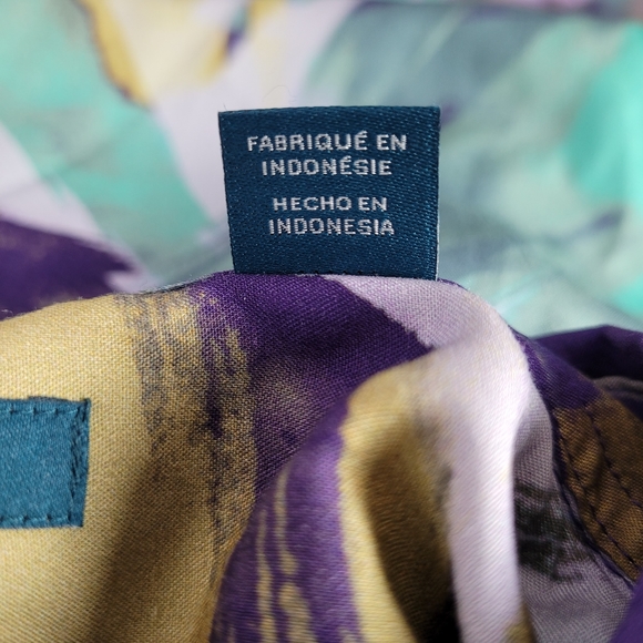 Perry Ellis Men's Short Sleeve Button Up Shirt XXL New - Picture 8 of 13